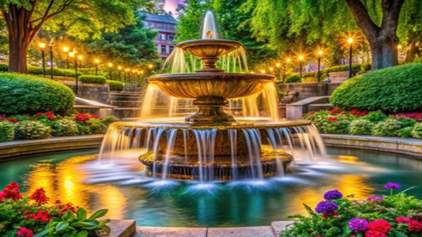 Đài phun nước sân vườn