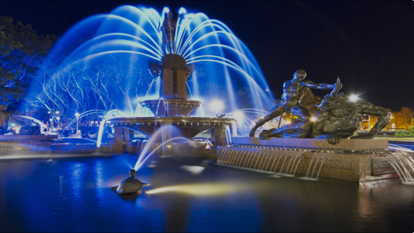 Thi công đài phun nước